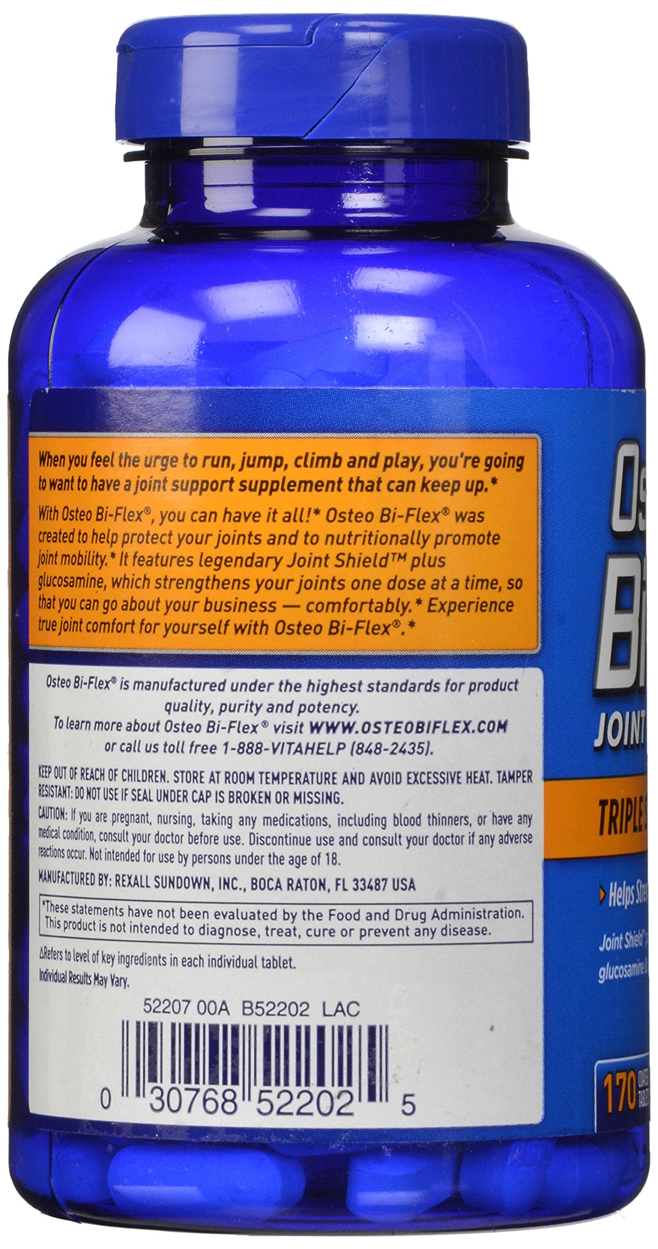 Osteo Bi-Flex Triple Strength Caplets 170 Count