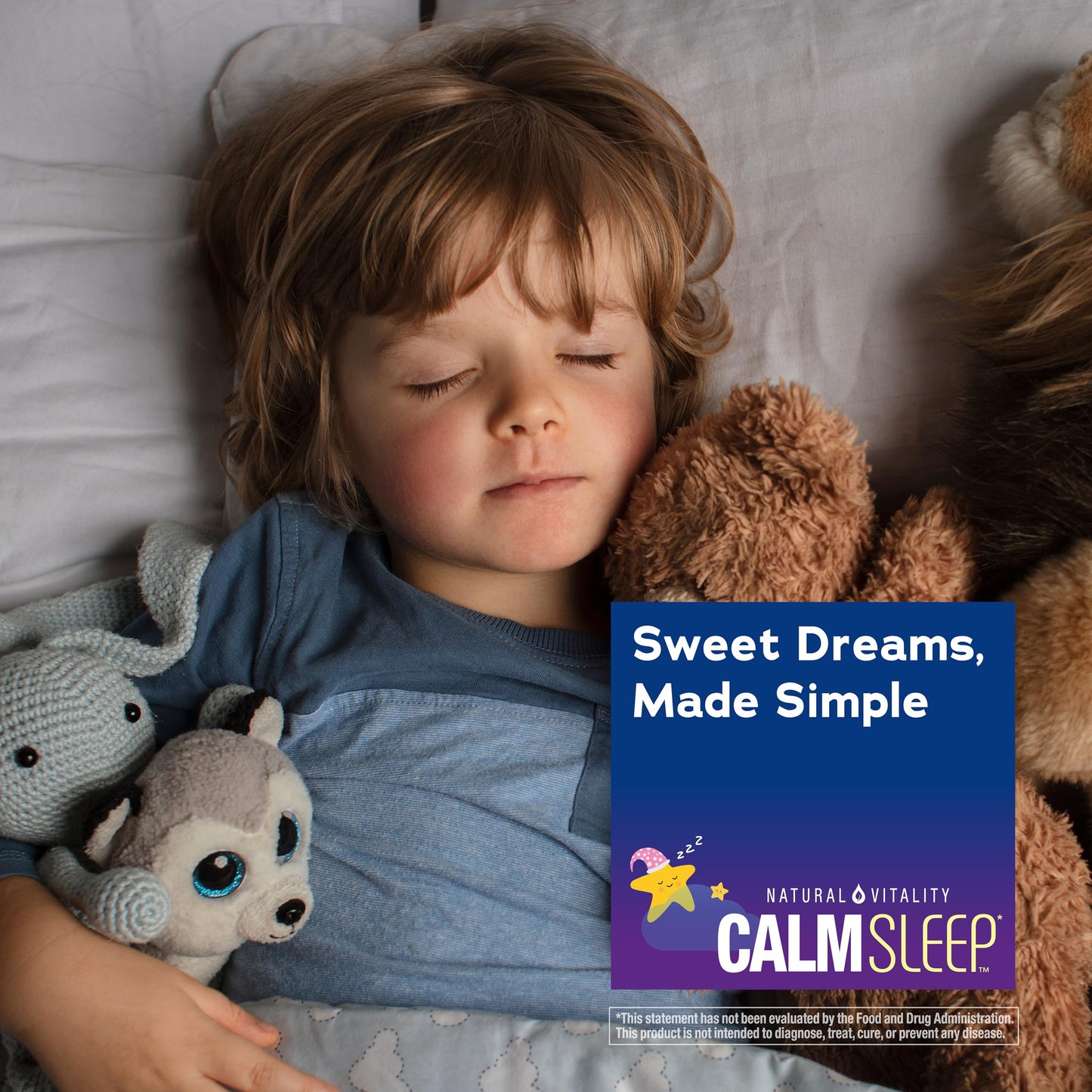 Natural Vitality Kids Calm Sleep Melatonin 1mg Gummies, 90 Count