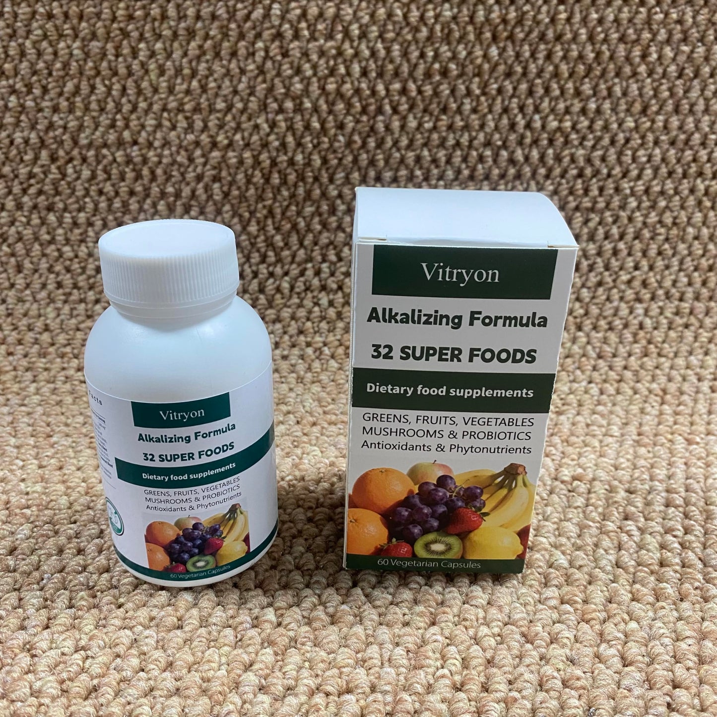 Vitryon Fruit and Vegetable Supplements for Adults & Kids Chewable 150 Count
