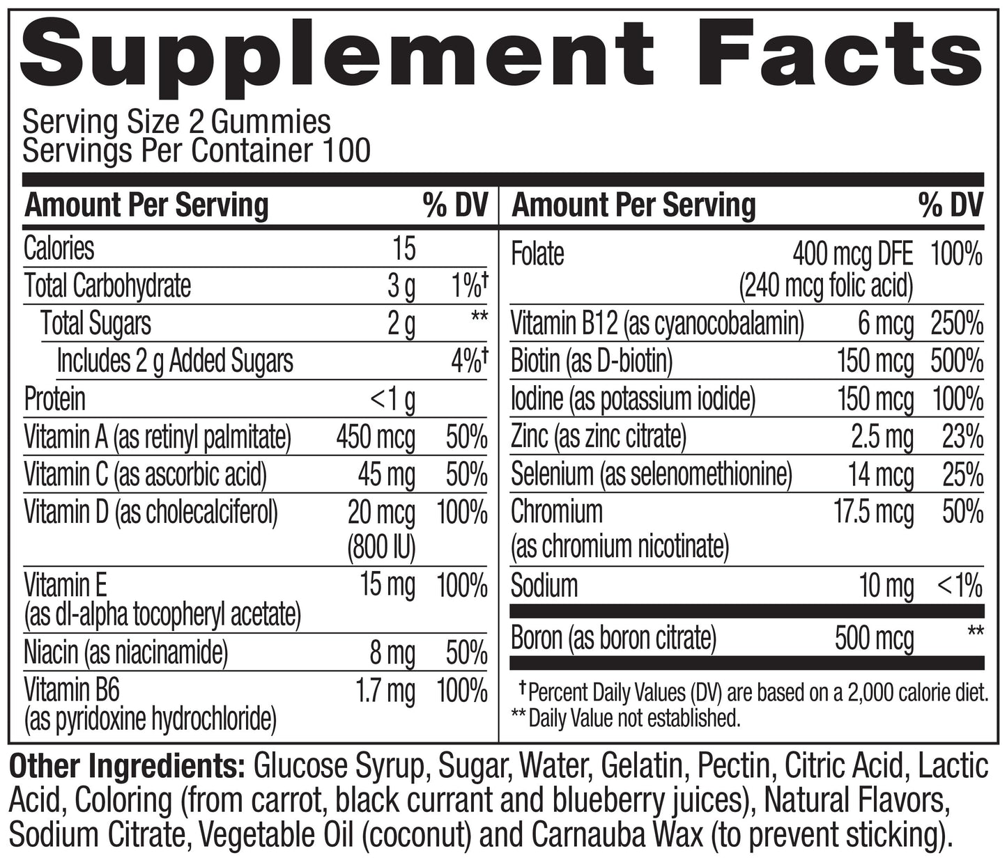 OLLY Women's Multi Vitamin Gummies with Biotin, Blissful Berry Chewable 1 Count