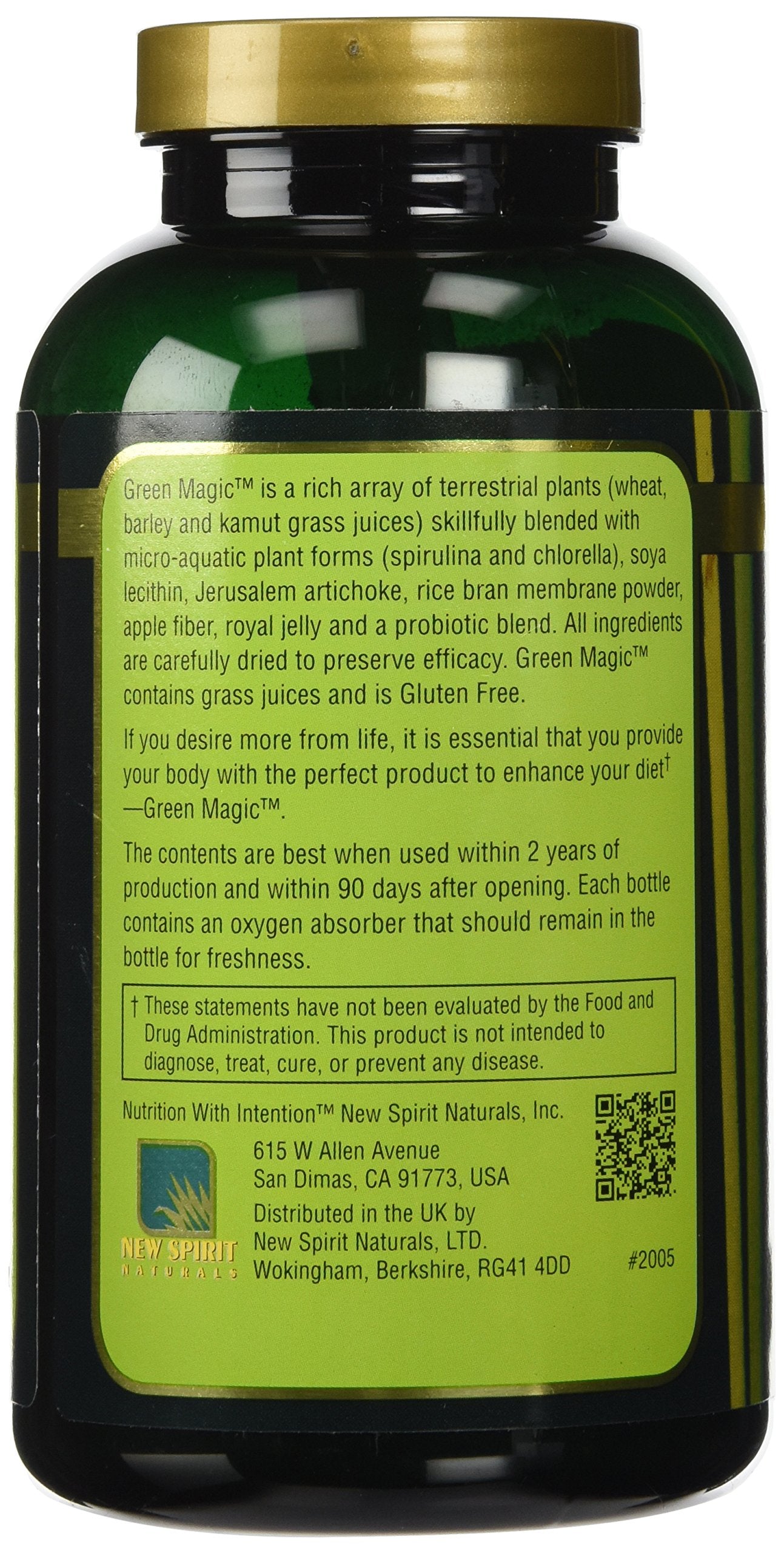New Spirit Naturals Green Magic Powder 10 Ounce