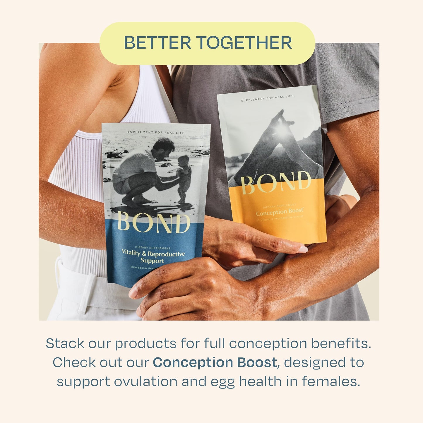 BOND Vitality All-in-One Male Fertility Supplement Capsule, 73 Count