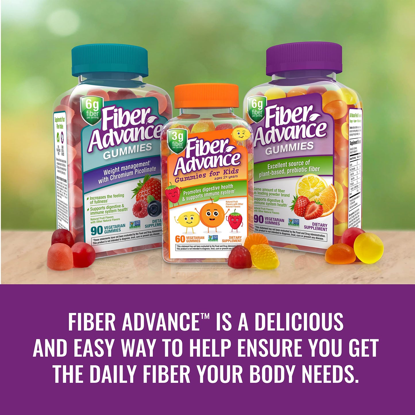 Fiber Advance Gummies 1 Gummy