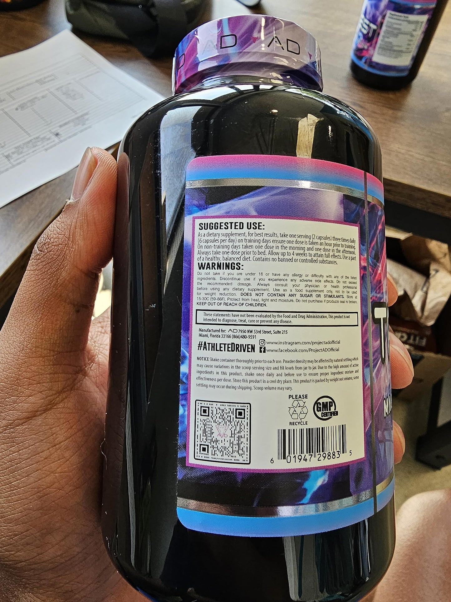 PROJECT AD LLC Tauro Test Capsule 90 Capsules