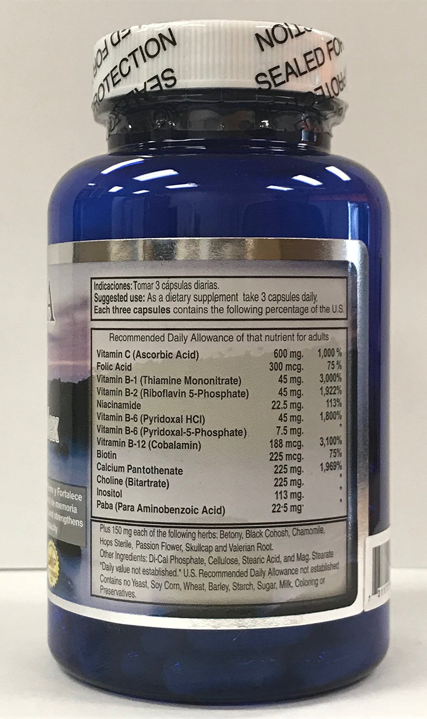 Tonaya Stress-B Complex Capsules 90 Count