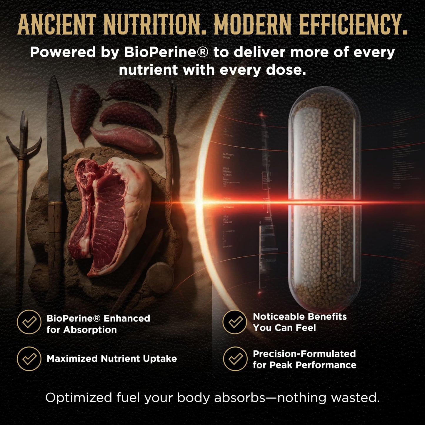 Revolution Science Beef Liver & Organ Capsule 180 Count