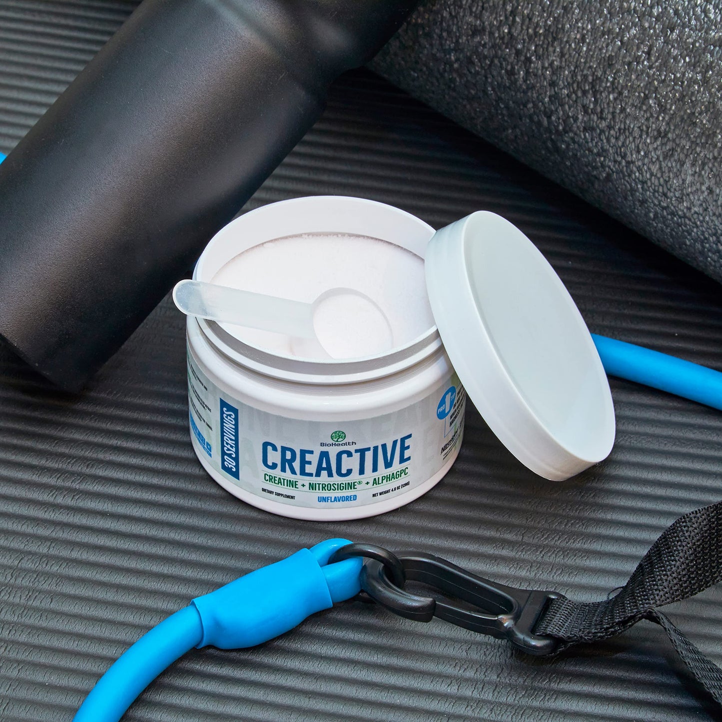 BioHealth Nutrition CreActive Creatine HCL + Nootropic + Nitric Oxide Powder, 4.6 Ounce