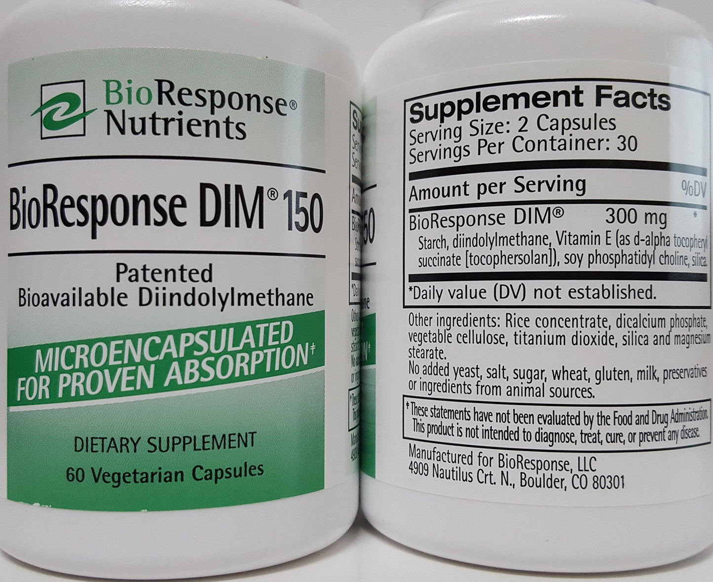 BioResponse DIM 150 mg 180 Capsules