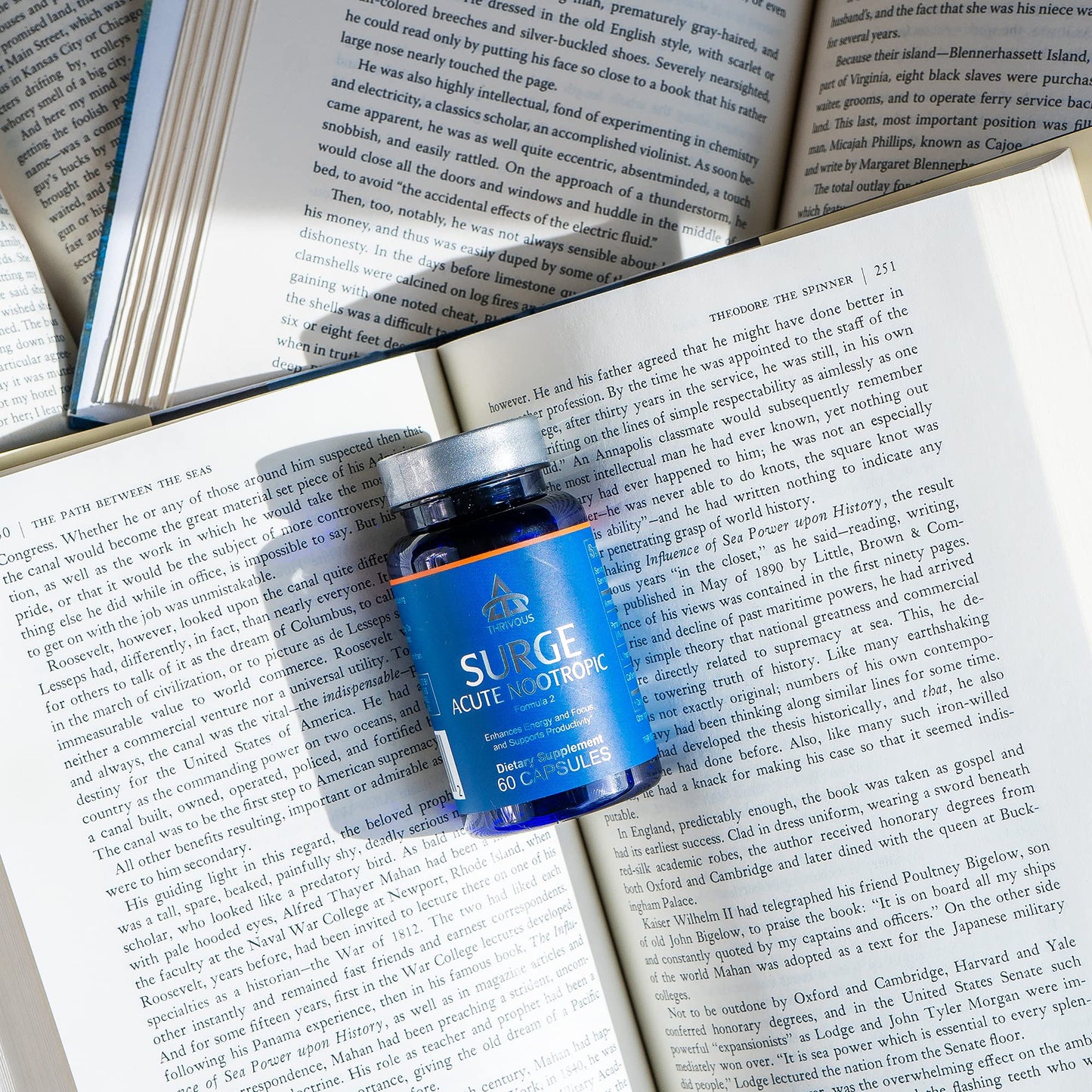 Thrivous Surge Acute Nootropic Capsule, 60 Count