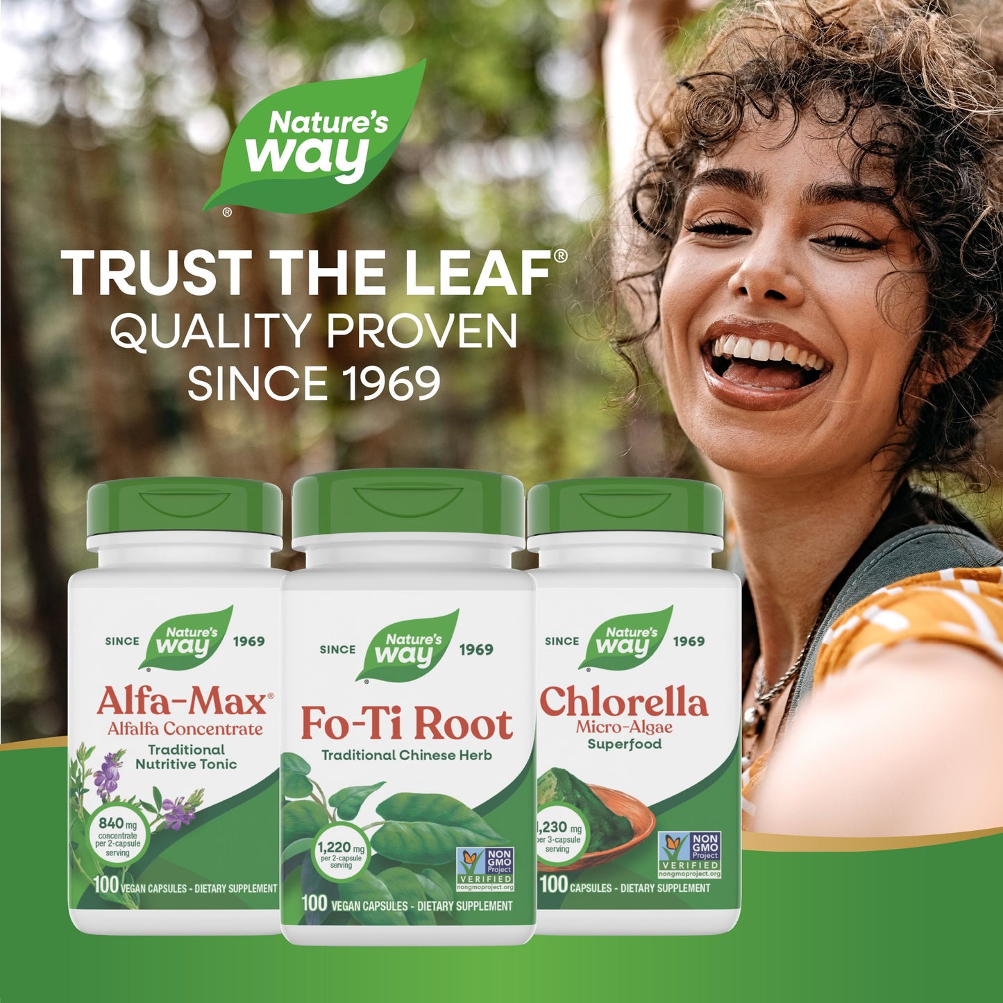 Nature's Way Fo-Ti Root Capsule, 100 Vegan Capsules