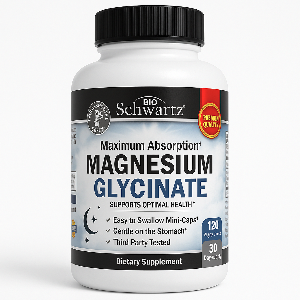 BioSchwartz Magnesium Glycinate Capsules 120 Count