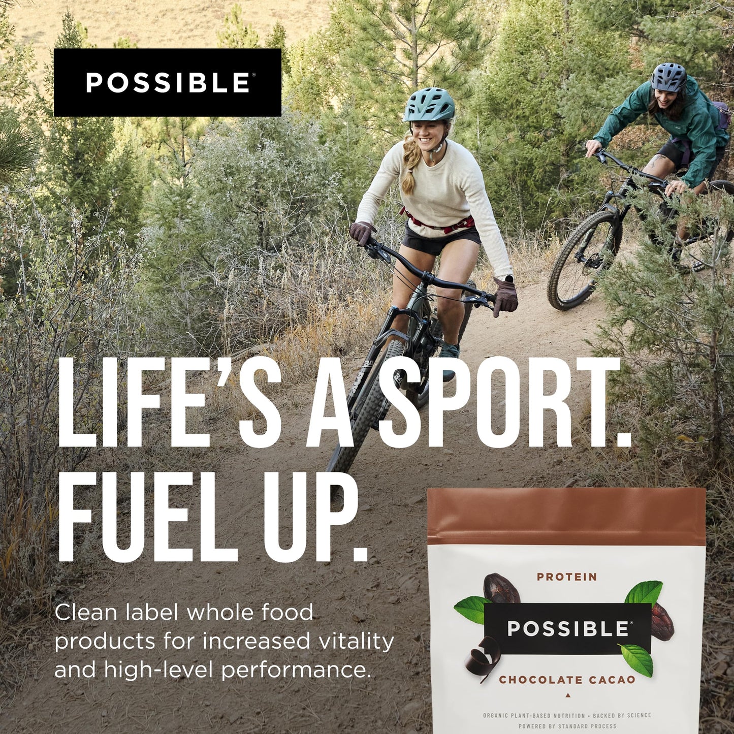 Possible Protein Powder Chocolate Cacao, 40 Servings