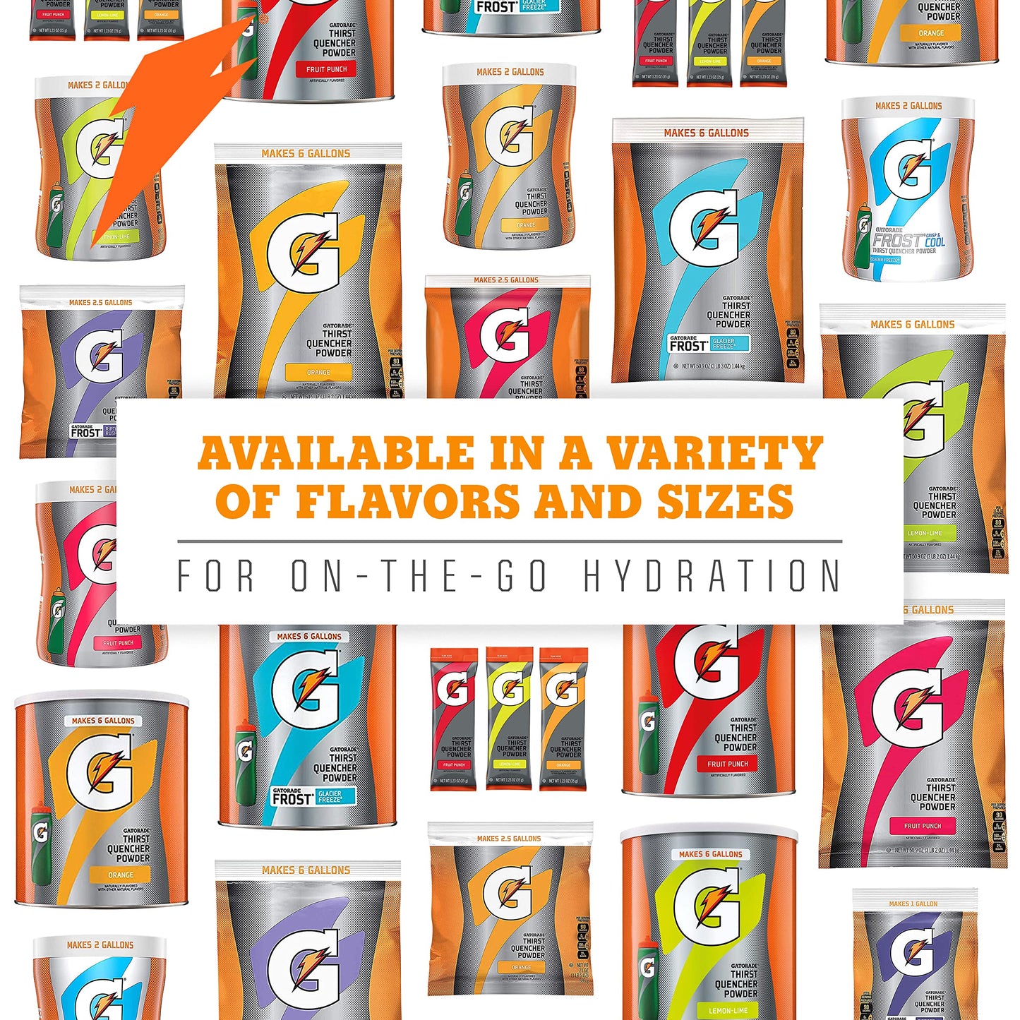Gatorade Powder Bag Riptide Rush Powder 672