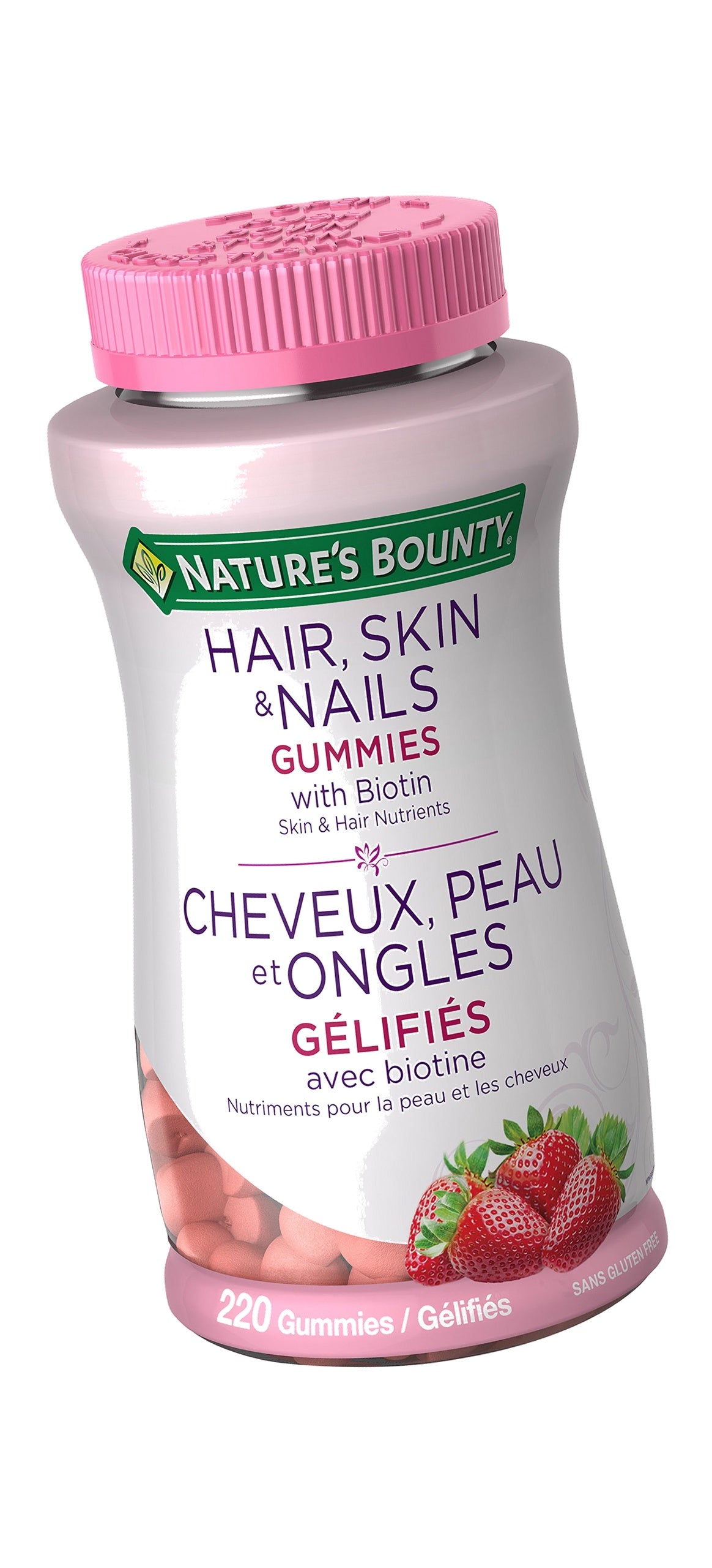Nature's Bounty Optimal Solutions Hair, Skin and Nails Gummies - 220 Count