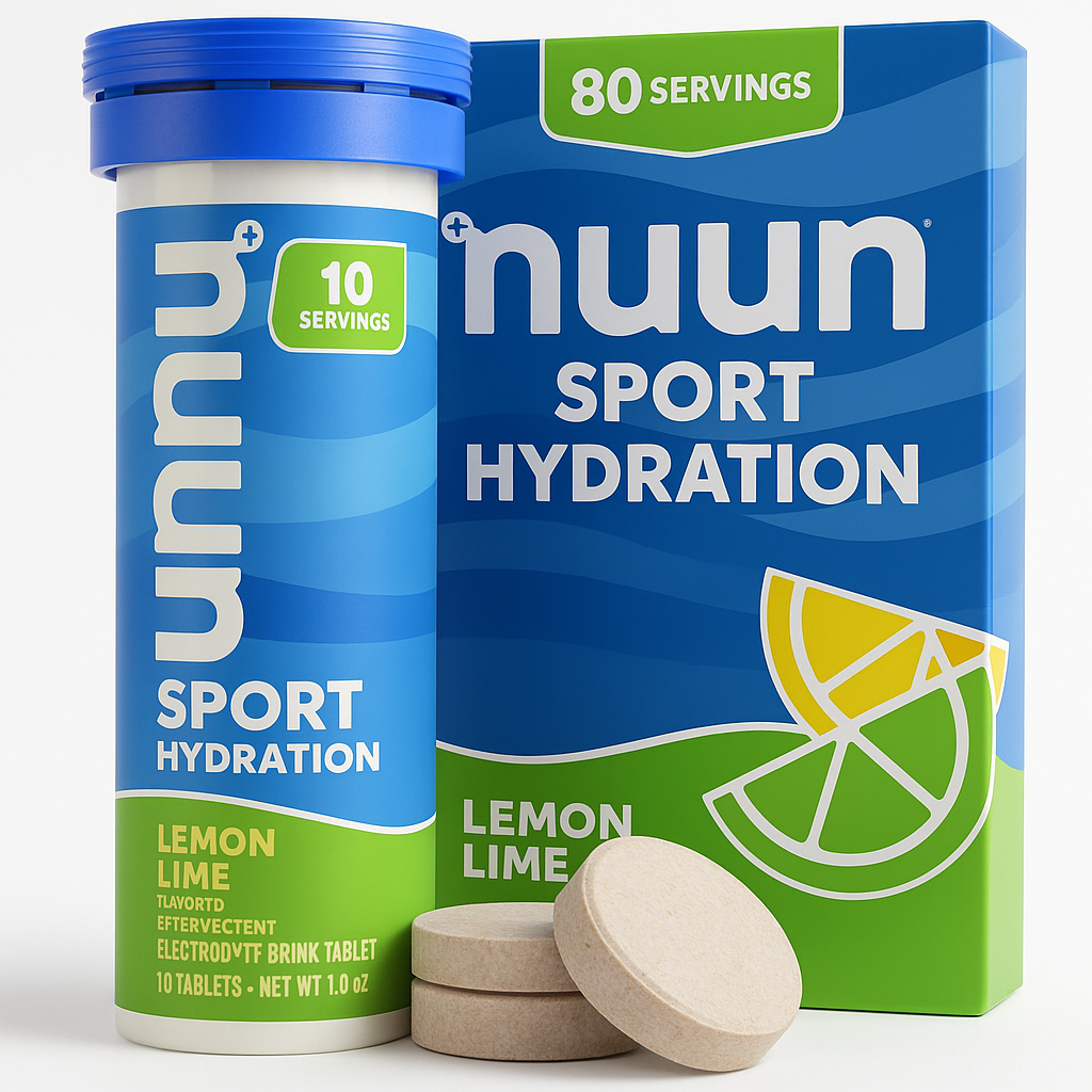 Nuun Sport Electrolyte Tablets Lemon Lime 80 Count