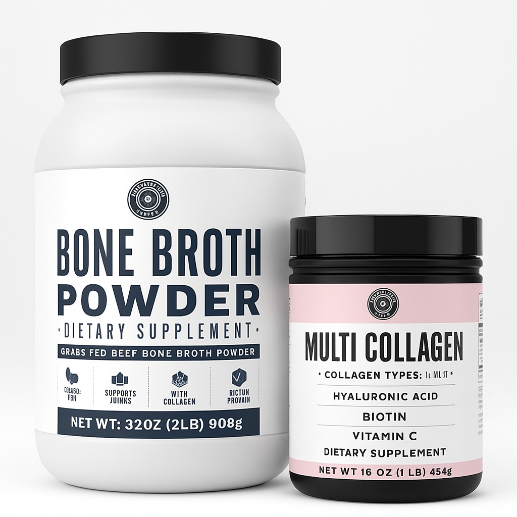 Left Coast Performance 2-Item Bone Broth & Collagen Powder Bundle