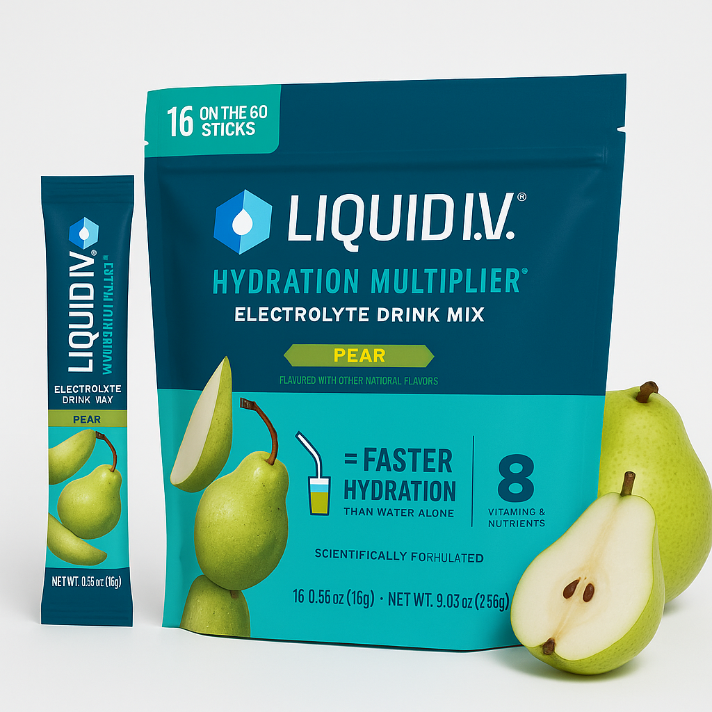 Liquid I.V. Hydration Electrolytes Powder Pear 16 Count