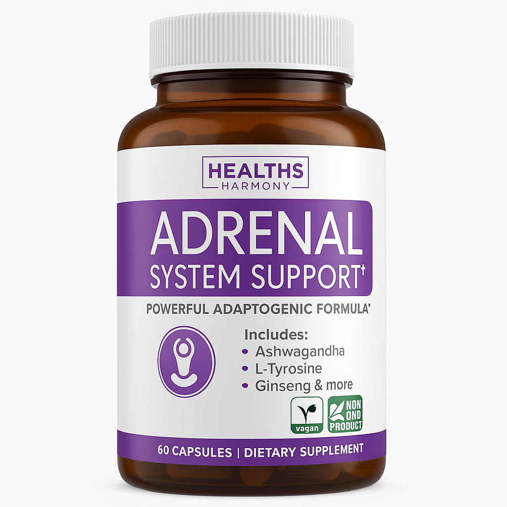 Healths Harmony Adrenal System Support & Cortisol Manager Capsules 60