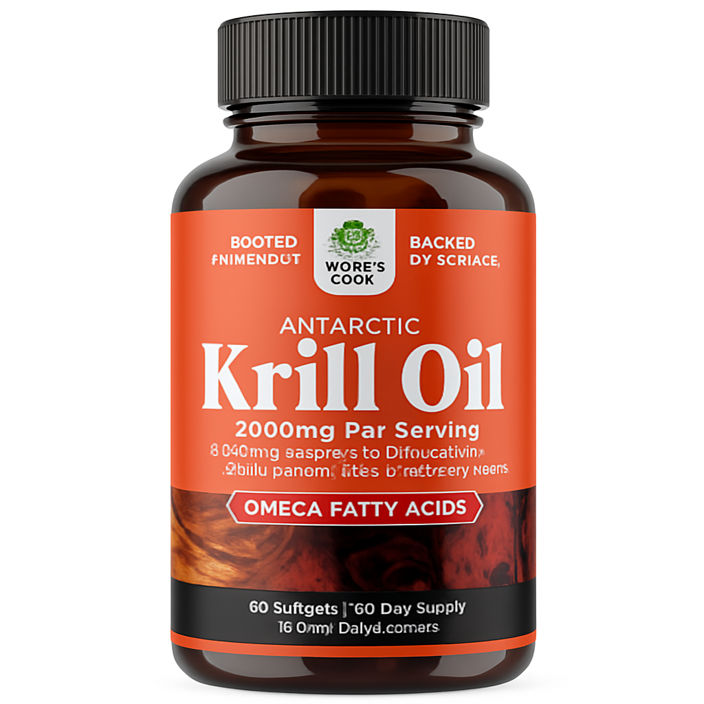 Nature's Craft Antarctic Krill Oil Softgels - 60 Count