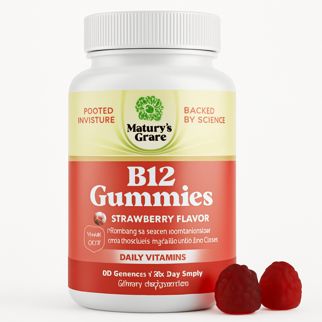 Nature's Craft Sugar Free Vitamin B12 Gummies - 90 Count