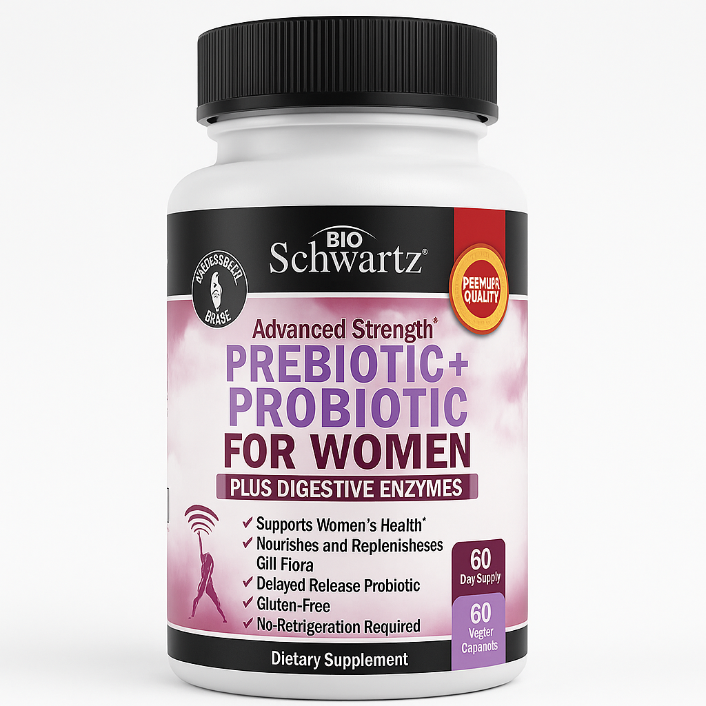 BioSchwartz Prebiotics & Probiotics for Women Capsules - 60 Count