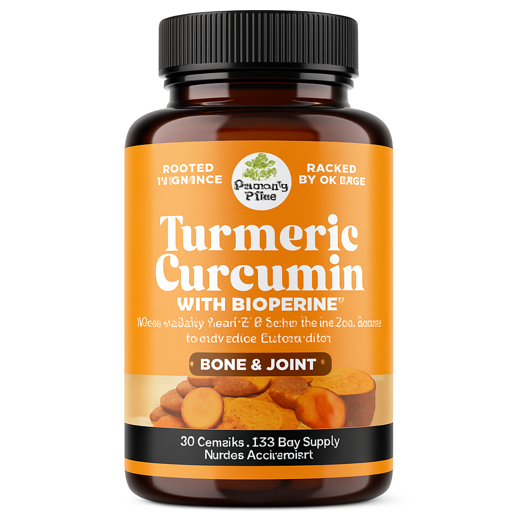 Nature's Craft Turmeric Curcumin Capsules - 90 Count