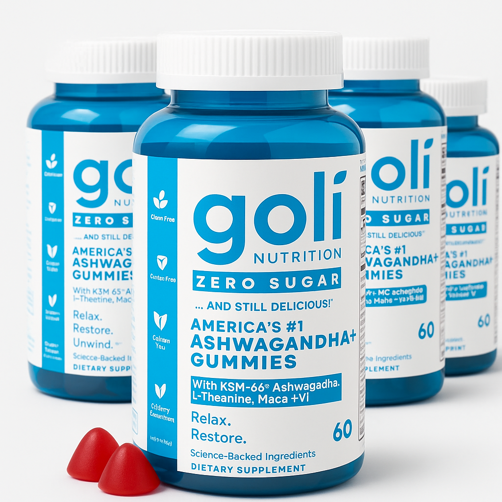 Goli Zero Sugar Ashwagandha Gummies - 300 Count