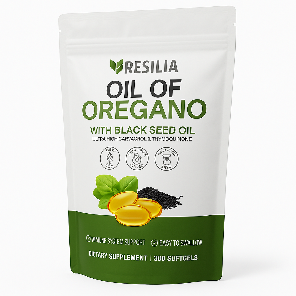 Resilia Oil Of Oregano Softgels, 300 Count