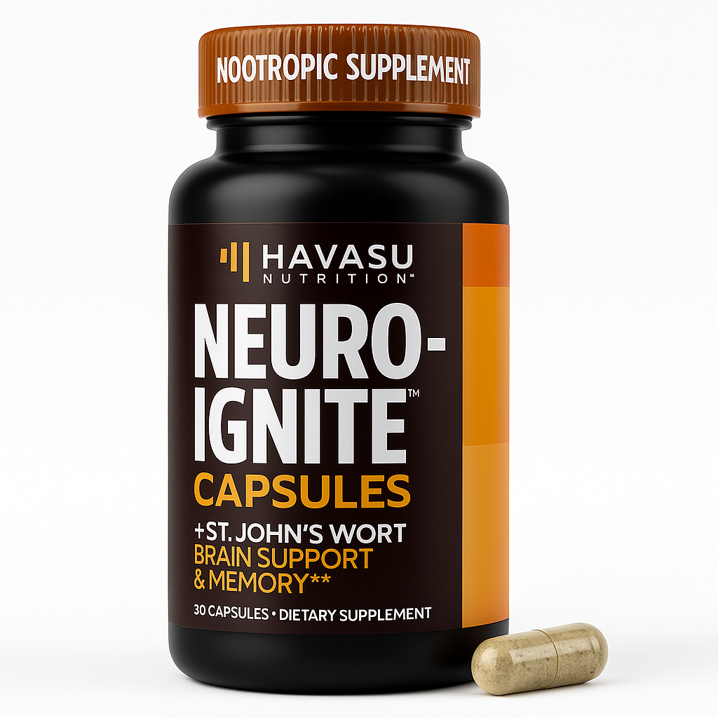 Havasu Nutrition NeuroIGNITE Nootropic Brain Supplement Capsule 30ct
