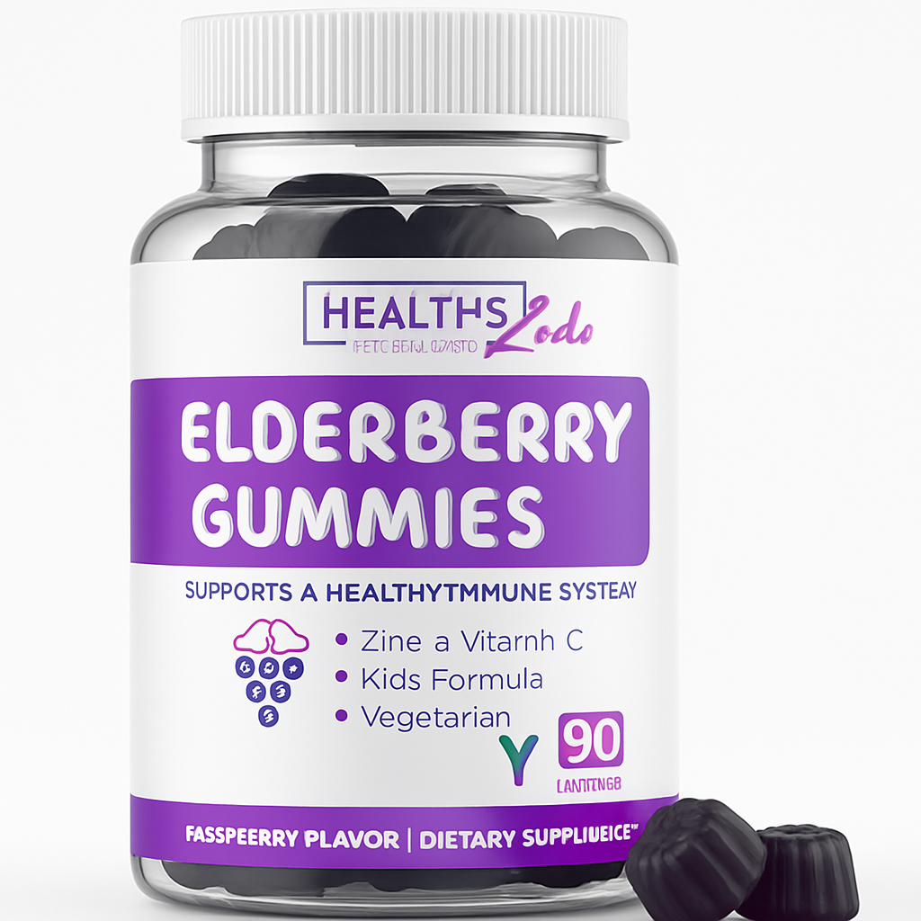 Healths Harmony Elderberry Gummies for Kids 90 Count