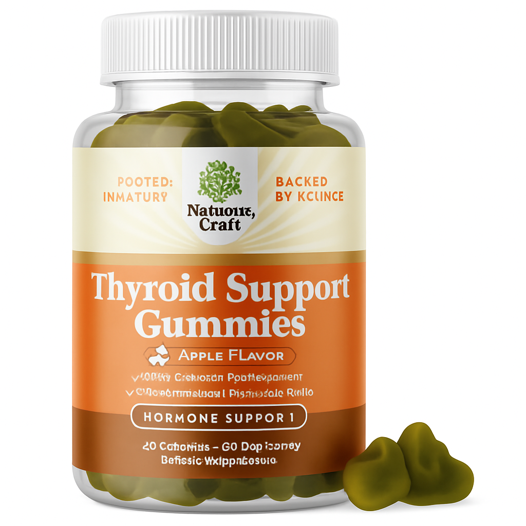 Nature's Craft Thyroid Support Gummies 60 Count