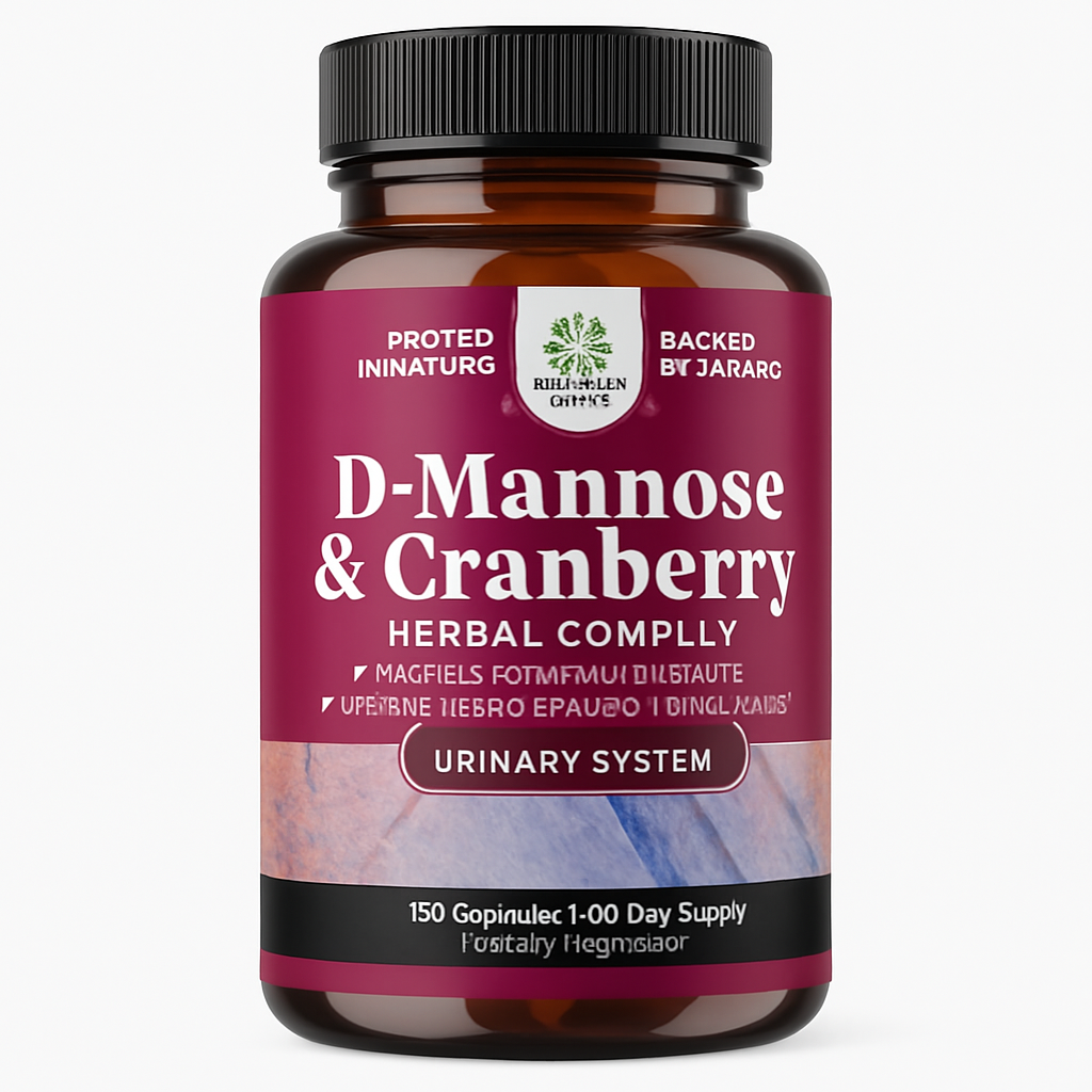 Nature's Craft D Mannose with Cranberry Supplement Capsule - 120 Count