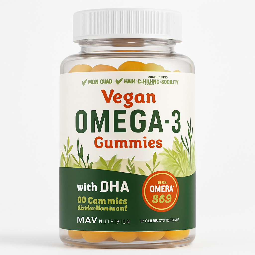 MAV Nutrition Omega 3-6-9 Gummies, 60 Count