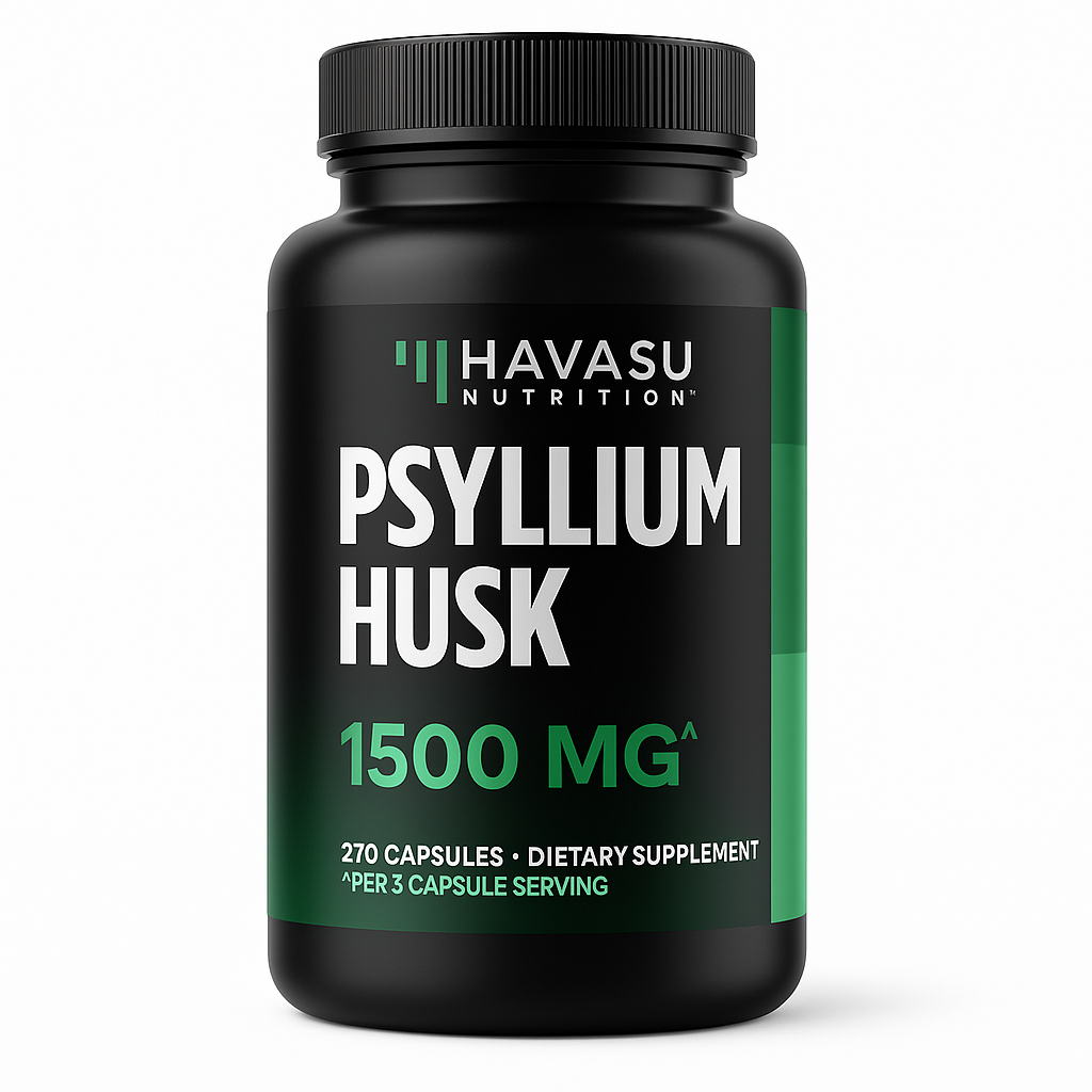 Havasu Nutrition Vegan Psyllium Husk Fiber Capsules, 270 Count