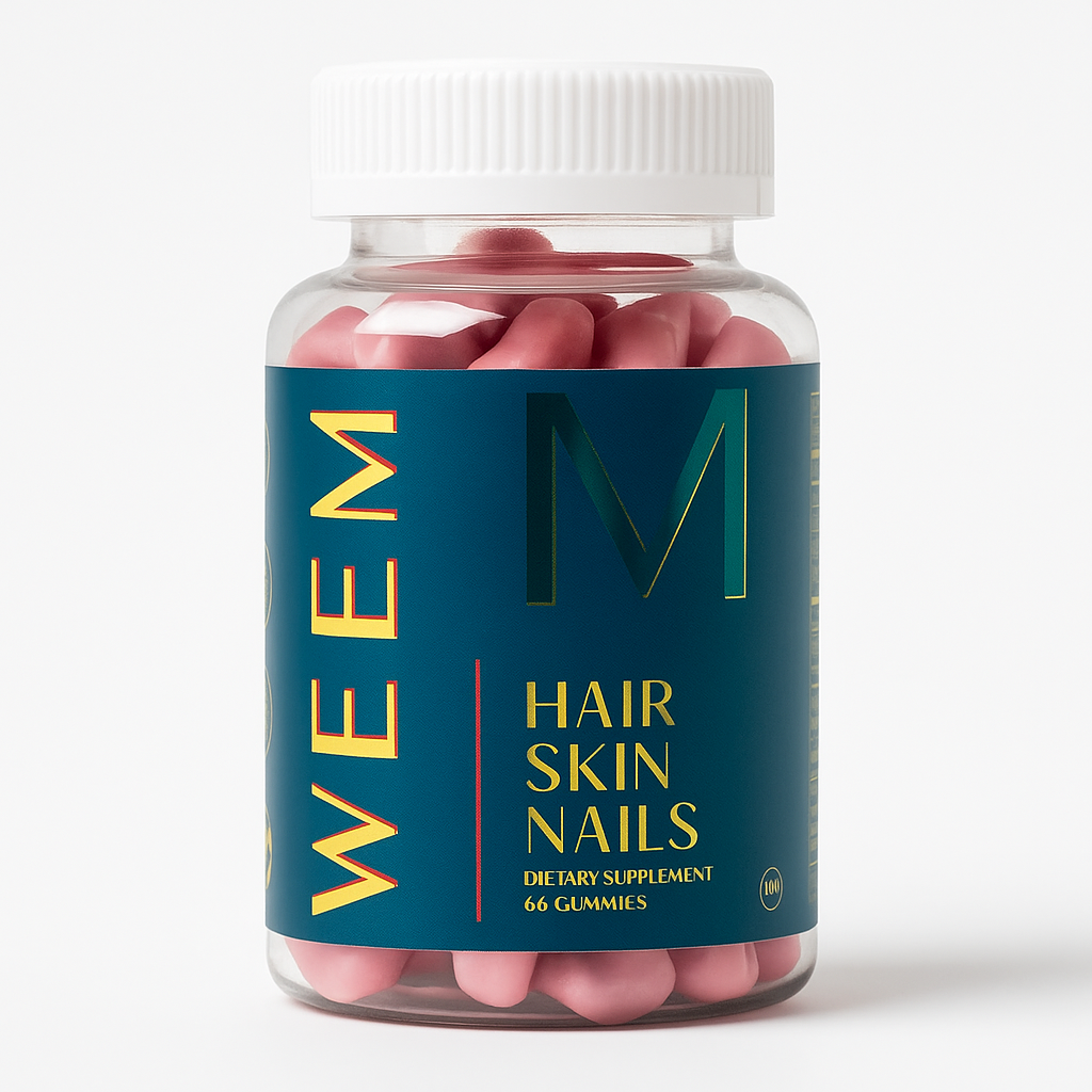WEEM Hair Skin and Nails Gummies - 180 Count
