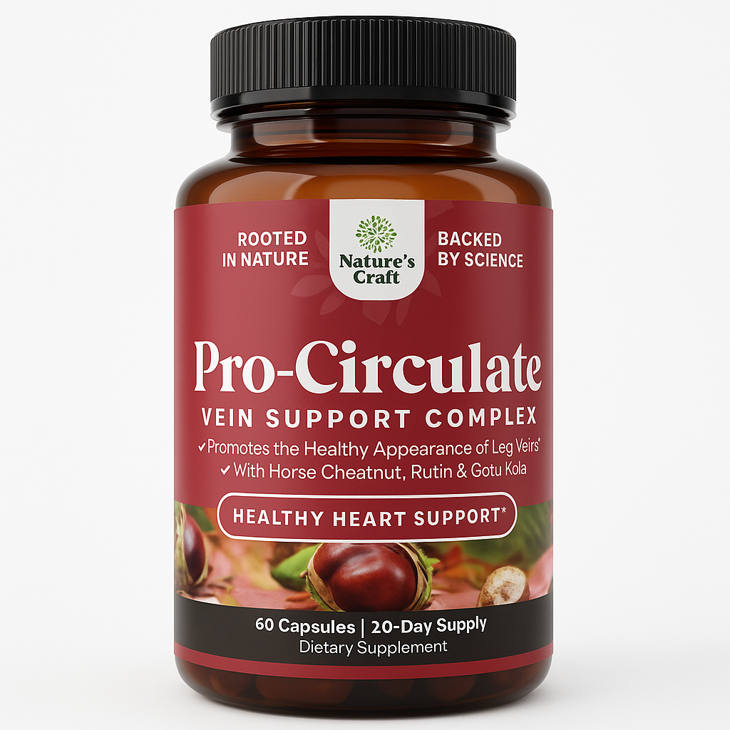 Nature's Craft Vein Support Capsule 60 Count