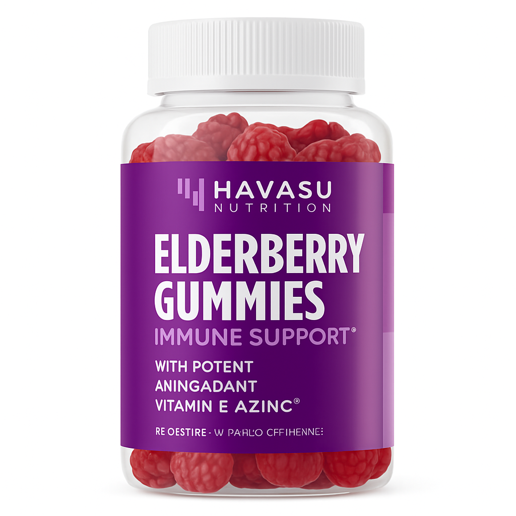 Havasu Nutrition Sambucus Elderberry Gummies 60 Count