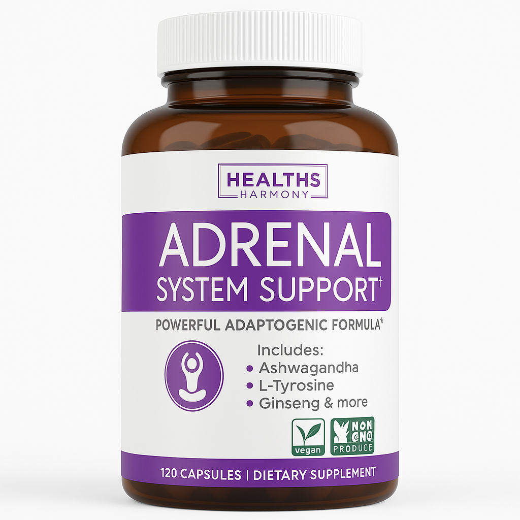 Healths Harmony Adrenal Support & Cortisol Manager Capsule 120 Count
