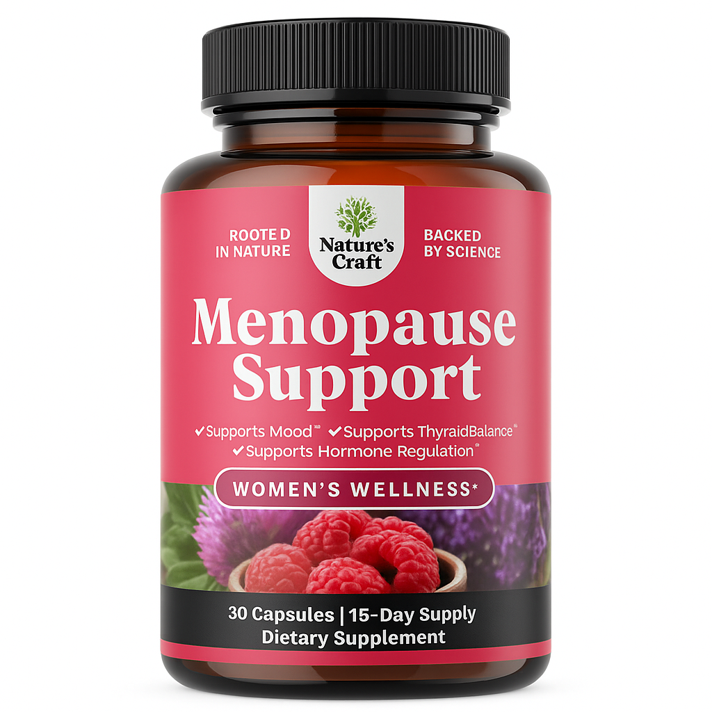 Natures Craft Capsule Menopause Supplements 120 Count