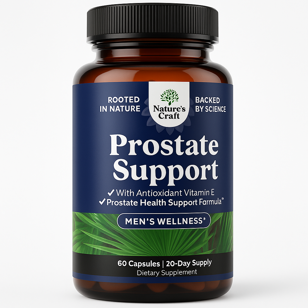 Nature's Craft Prostate Health Supplement - Capsules, 60 Count