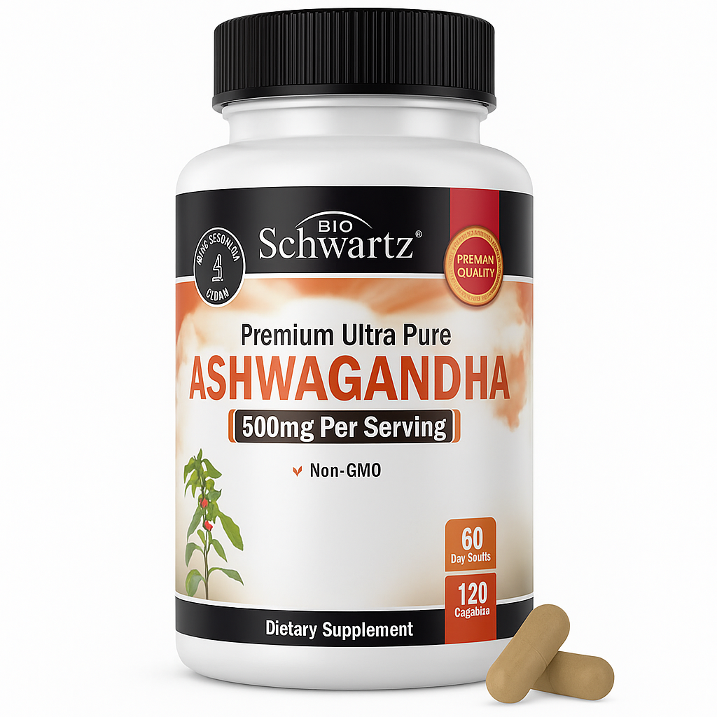 BioSchwartz Ashwagandha Capsules 120 Count