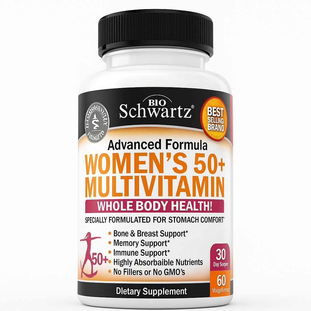 BioSchwartz Daily Multivitamin for Women 50 & Over Capsule, 60 Count