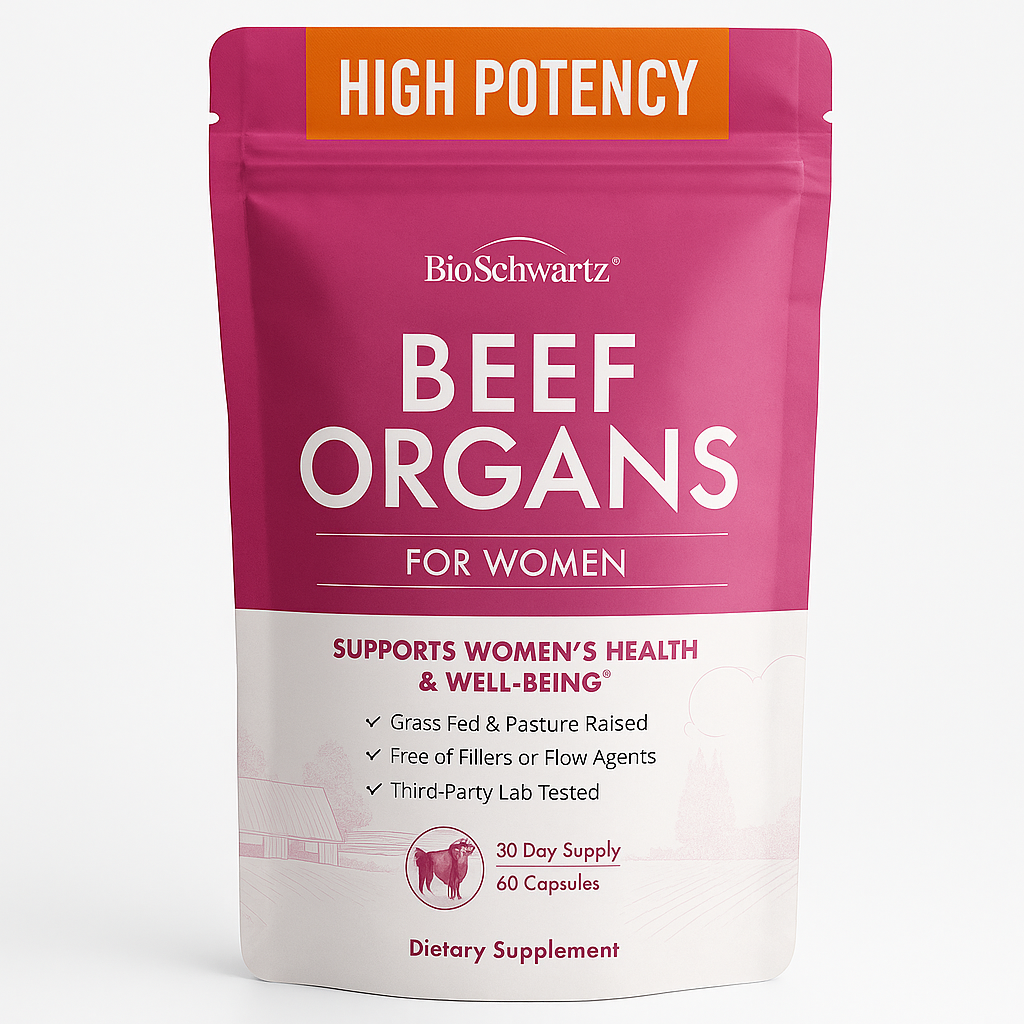 BioSchwartz Primal Beef Organ Supplement for Women Capsule 60 Count