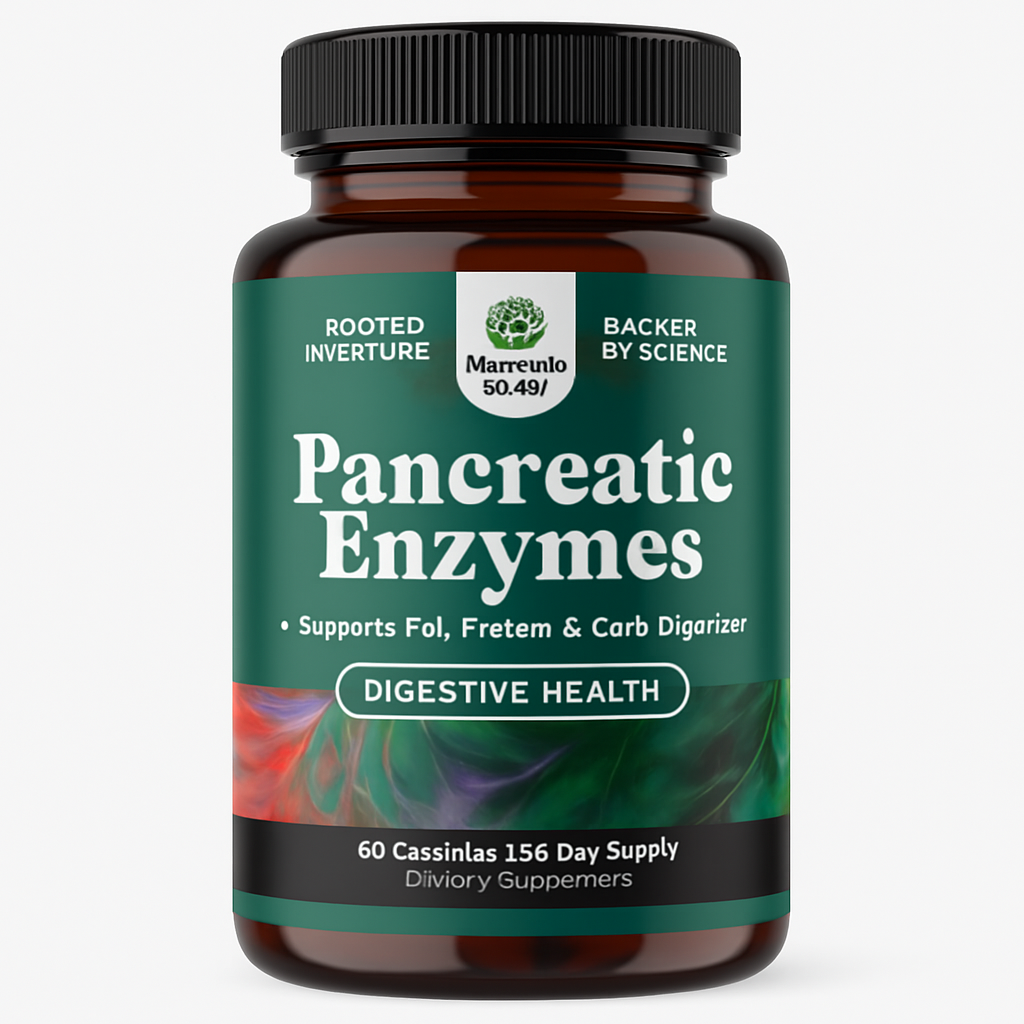 Nature's Craft Pancreatic Enzymes Capsules 60 Count