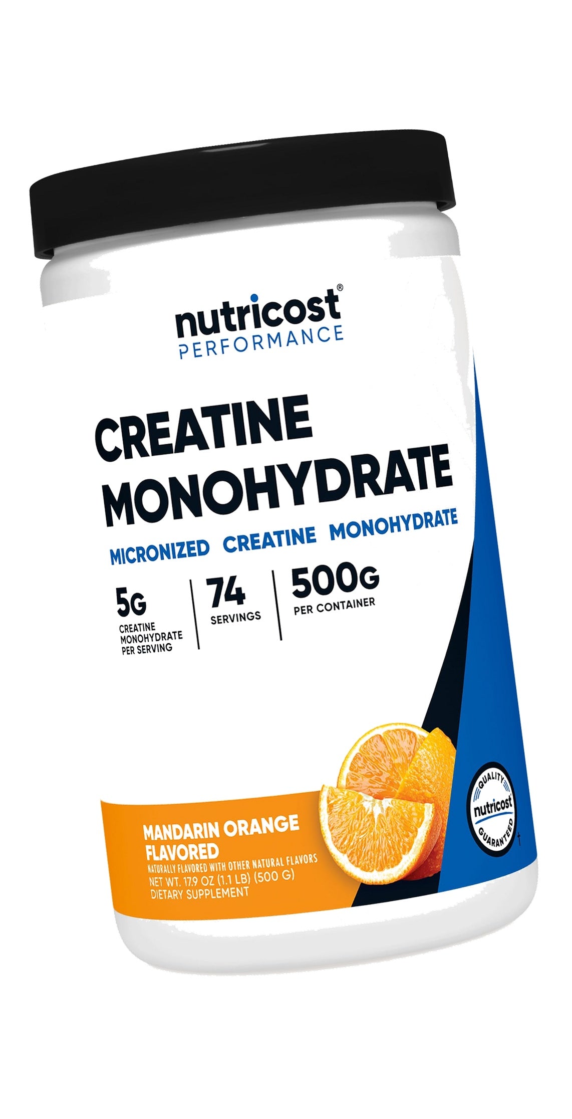 Nutricost Creatine Monohydrate Powder (Mandarin Orange, 500 Gram) Vegan