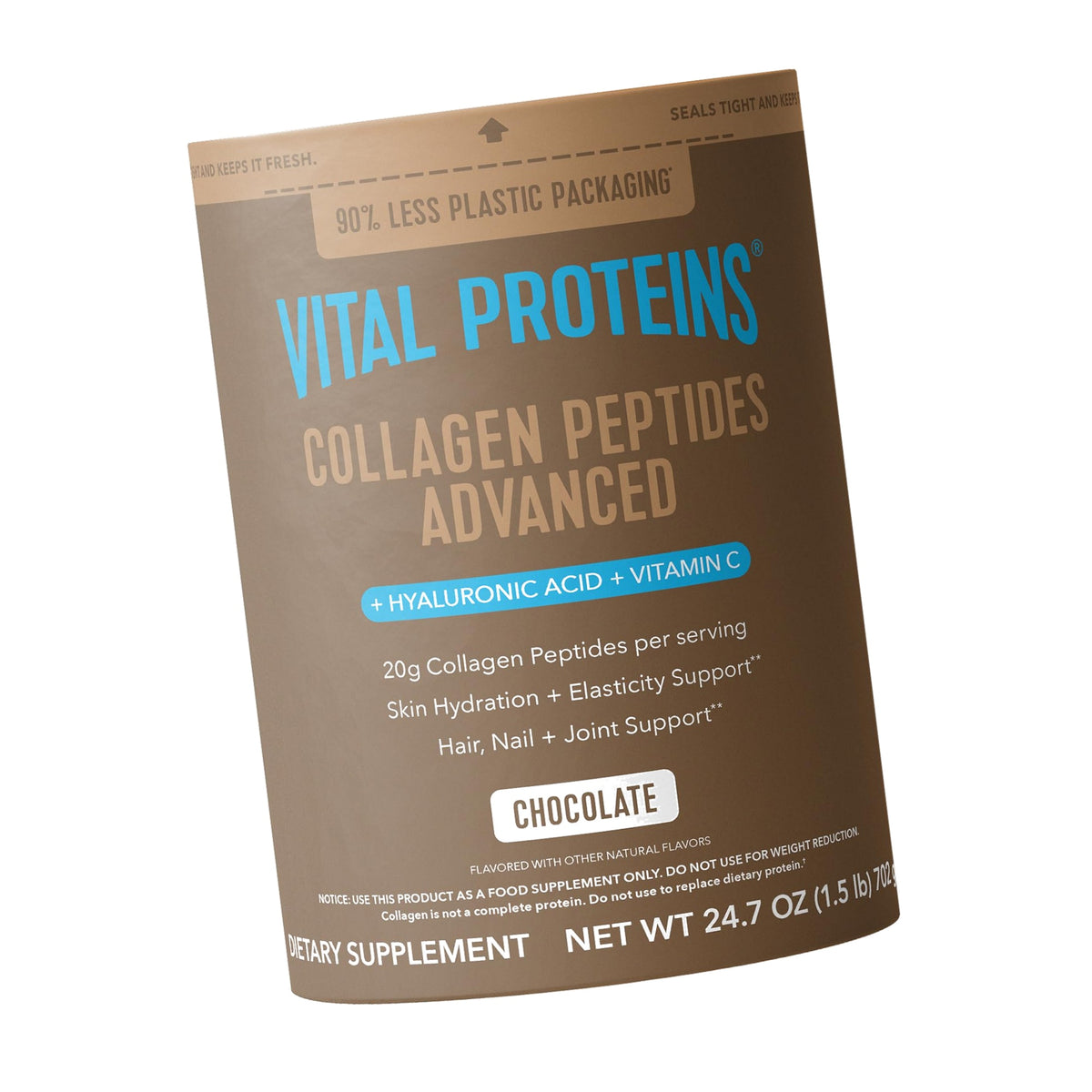 Vital Proteins Collagen Peptides Advanced, Chocolate, 24.7oz