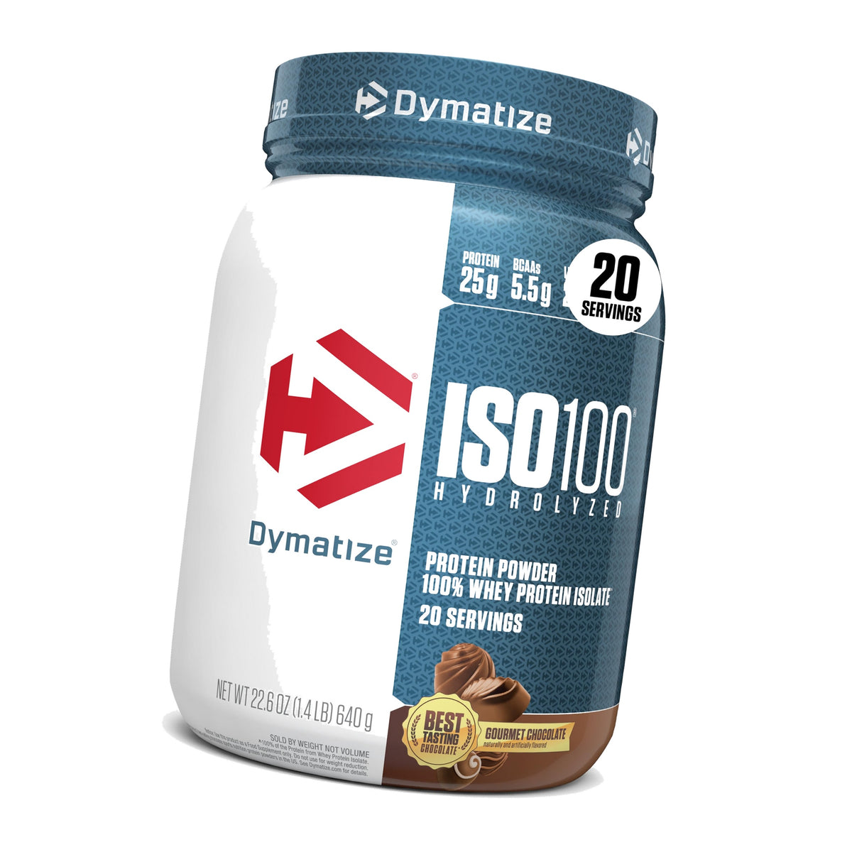 Dymatize ISO100 Protein Powder, 100% Whey Isolate, Gourmet Chocolate