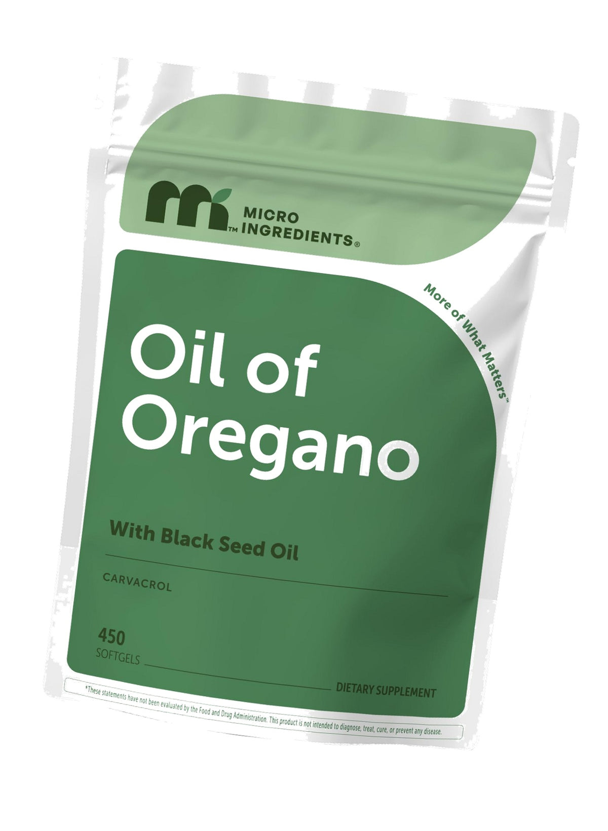 Micro Ingredients Oil of Oregano Softgels with Black Seed Oil, 450 Count | 2-in-1 Oregano Oil & Black Seed Oil Complex | 4X Strength Carvacrol & Thymoquinone Formula* | Non-GMO