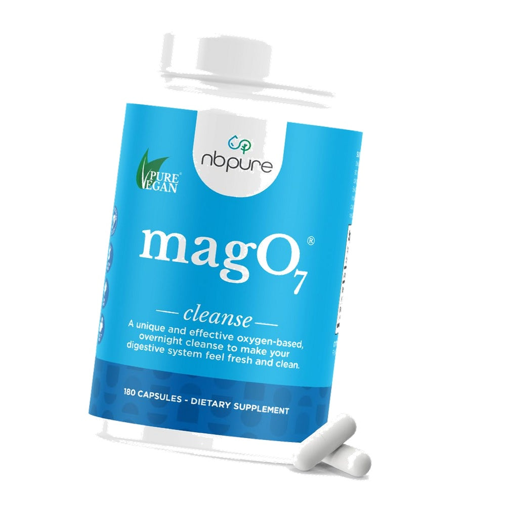 nbpure MagO7 Natural Colon Cleanse & Detox (180 Capsules)