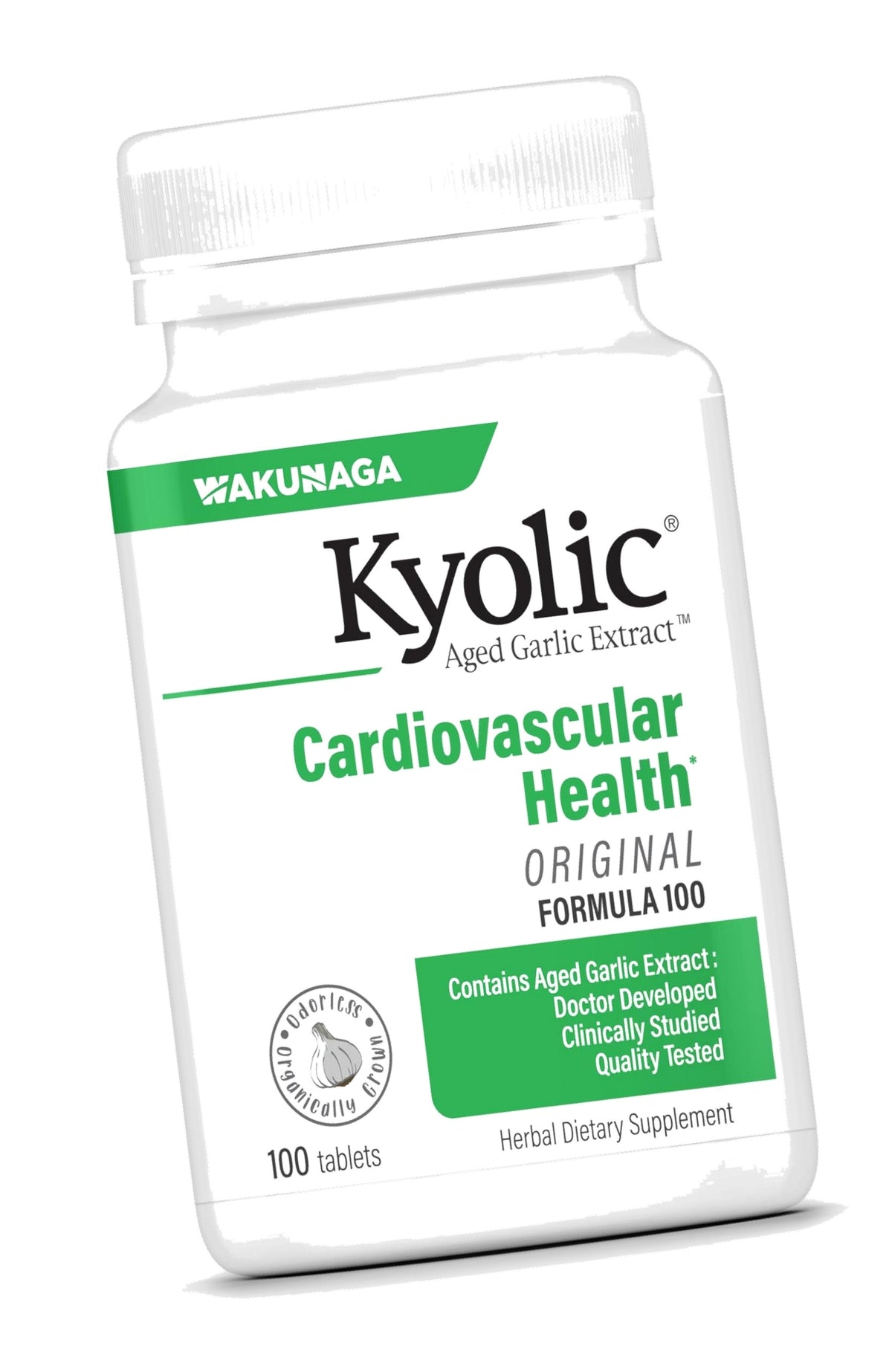 Kyolic Aged Garlic Extract Cardiovascular Health* Formula 100, 100 Tablets